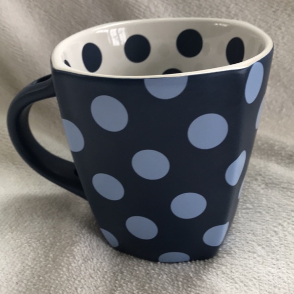 Disney Parks Blue Polka Dot Mickey Mouse Coffee Mug Cup - Picture 4 of 5